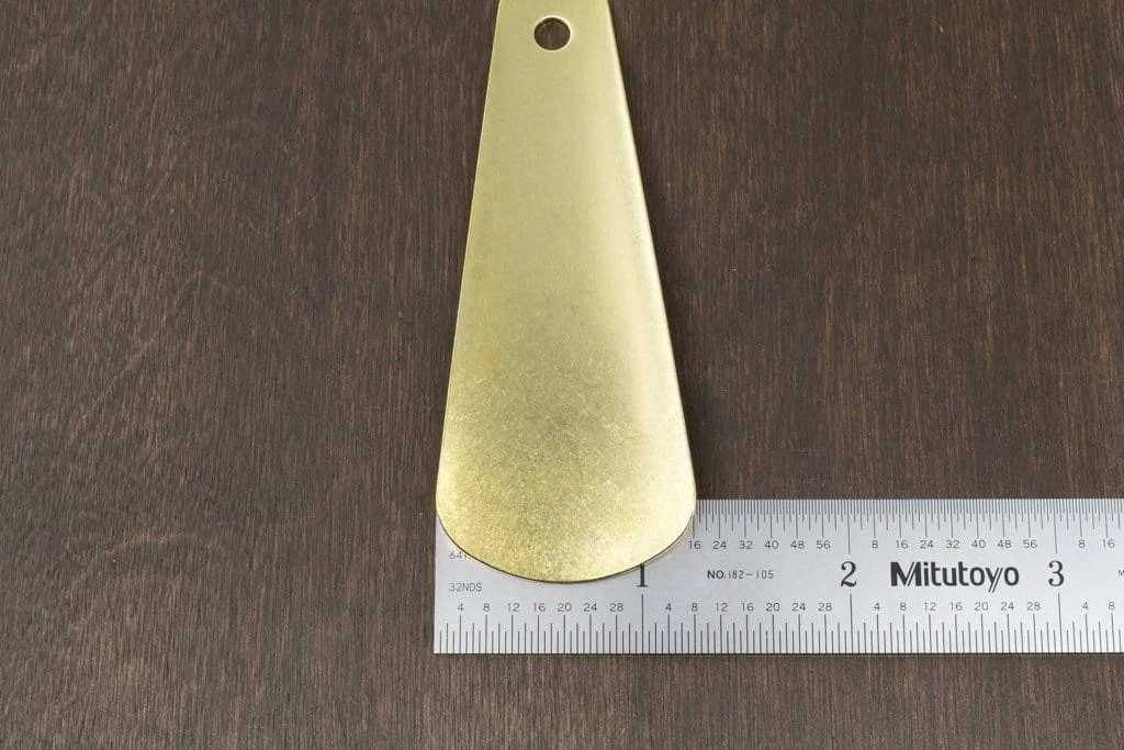 District Leather Supply Japanese Brass Shoe Horn Hardware 6 District Leather Supply Japanese Brass Shoe Horn Hardware