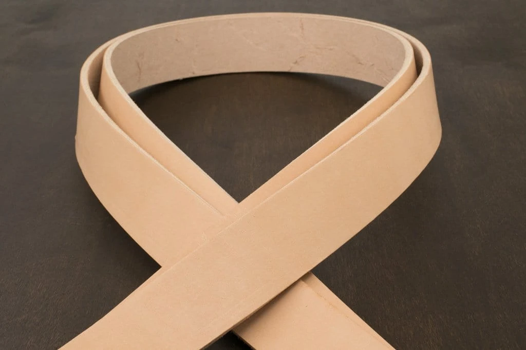 Leather Strap - Wickett And Craig Natural 3 Leather Strap - Wickett And Craig Natural