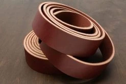 Leather Strap - Wickett And Craig English Bridle, Burgundy